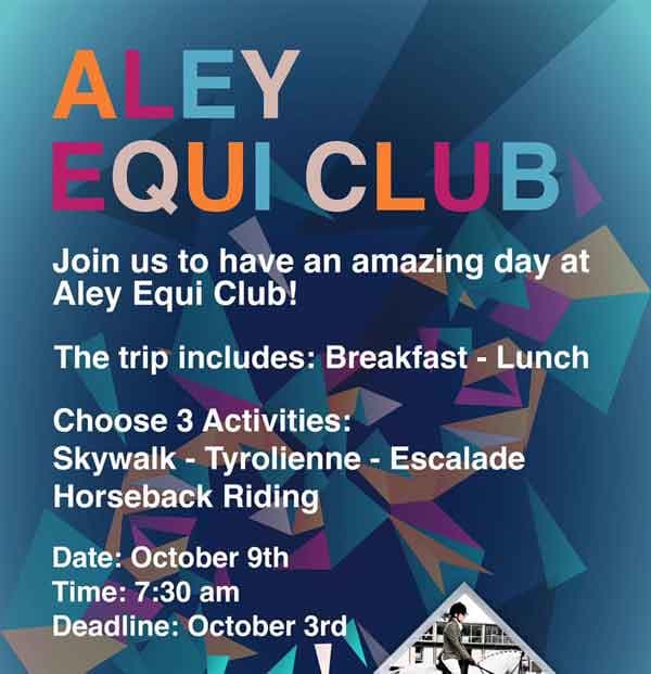 Aley Equi Club Trip